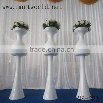 Glass fiber wedding pillars columns for sale, flower vase decorative wedding pillars for sale.(MS-223)                        
                                                                                Supplier's Choice