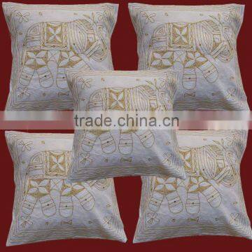 wholesale lot Cotton handmade Embroidered cushion covers