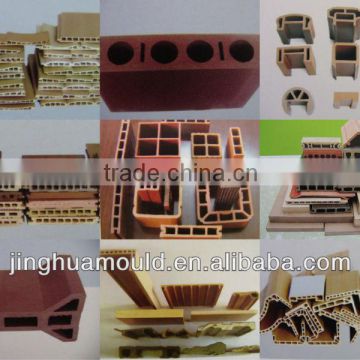 Hubei WPC Decking Board Extrusion Mould Design--Die Head, Vacuum Calibrator and Cooling Bath