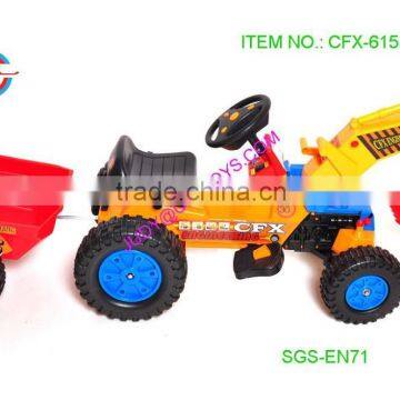 New Electric Car Drivable Toy Digger With Trailer 615 photo-2