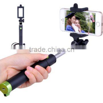 phone camera shooting monopod,new extendable selfie stick with bluetooth shutter button,wireless bluetooth remote control monopo