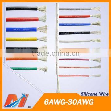 Maytech silicon rubber heat resisting wire Black 7AWG