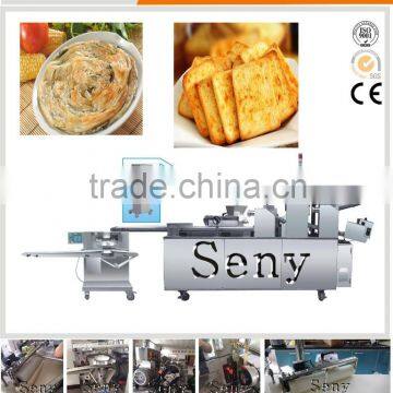 automatic delicious onion crispy pastry encrusting forming machine