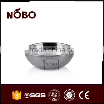 polishing 0.4mm thick stainless round bowl