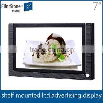 7 inch automatic play video player supermarket lcd advertising display