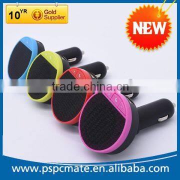 New Car Charger With Hand-free Bluetooth 3.0 Speaker