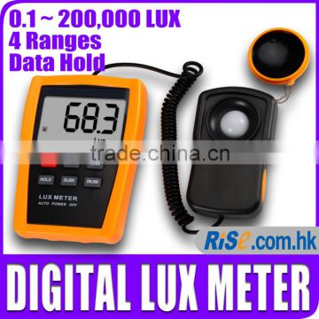 Digital Mini Lux Meter 0.1-200,000LUX Illuminance Brightness Offices Factories