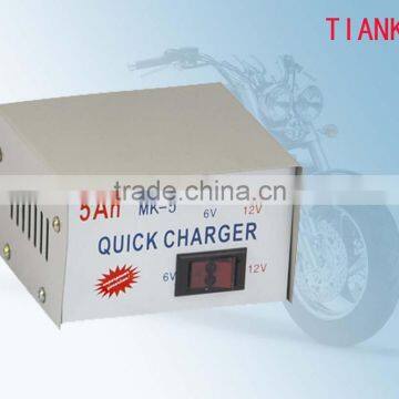 personal 5A 12v lithium ion flat car battery charger