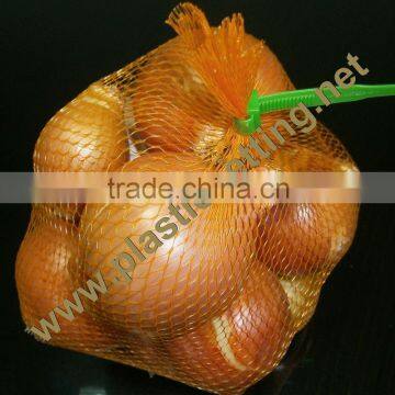 Fruits and vegetables plastic mesh net bag