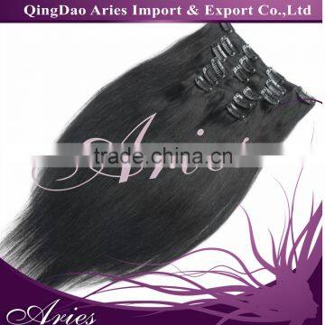 18inch Clip In Human Hair Extension, Indian remy double weft 28 inch Wholesale remy clipin hair