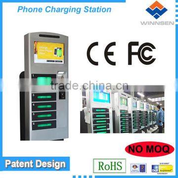 Turkish Lira Operated Multi Languages Bank Cell Phone Charge Kiosk/mall Kiosk for Cell Phone Showcase Display APC-06B photo-4