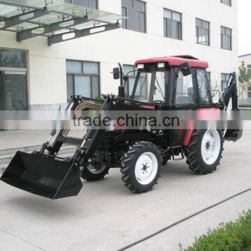 Popular 80Hp Agricultural Tractor With Front End Loader and Backhoe Customized Quality Choice photo-5
