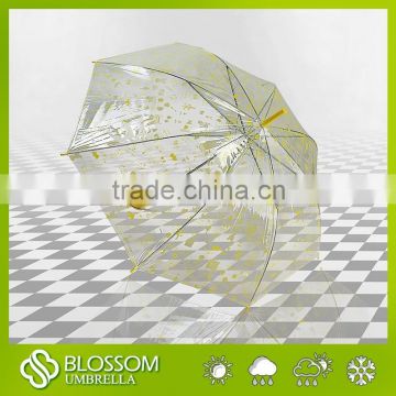 19" bubble transparent straight poe umbrella