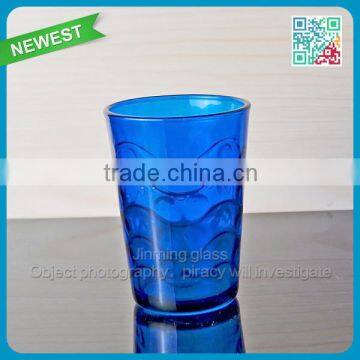 Home ues drinking water glass glassware colorful water glass wholesale