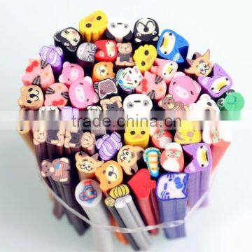 Fruit Nail Art Fimo 12 Style 3D Design Decoration Tips UV Acrylic clay Manicure Rhinestones Animal Fruit Fimo ZX:RT680