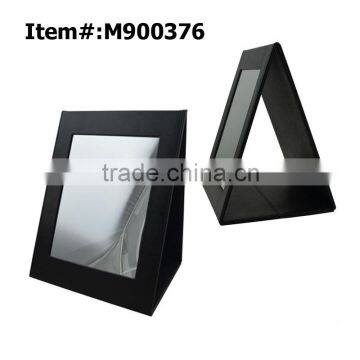 Desktop Folding PU Cosmetic Mirror