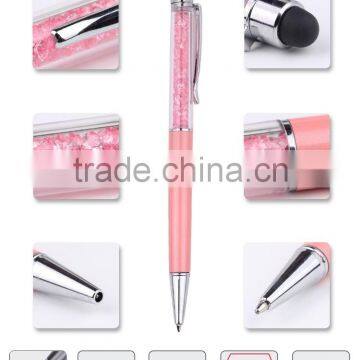 Office & School Supplies Crystal Ball Pen Customized Logo With Stylus Promotional Crystal Stylus Pen photo-4