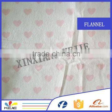 alibaba express high quality 100% cotton wholesale flannel fabric