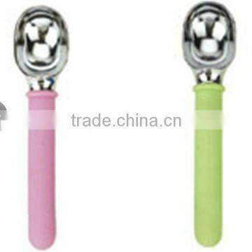 cute zinc alloy ice cream spoon,long handle ice spoon,ice cream plastic spoon