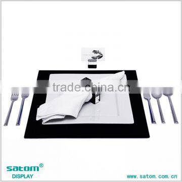 Colorful Transparent Clear Plastic Placemat With High End Lucite Material