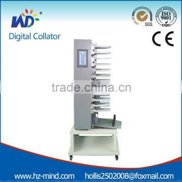 Professional supplier Digital Collator 12 Station Digital Collating Machine 12 tin touch screen