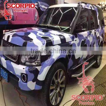 Auto body decoration 1.52*30m camouflage sticker car wrapping film