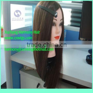 HARMONY STOCK 100% human hair hair styling heads for practice