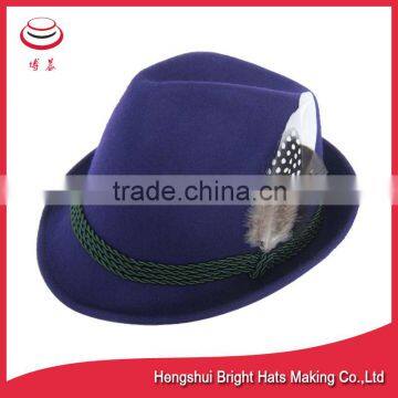 Ladies stylish wool felt hat Fedora
