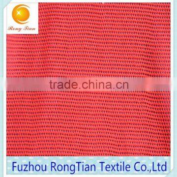 Hot sells 283 red spandex polyester mesh fabric for bed cover