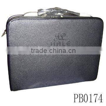China shop online cheap wholesale pu leather briefcase bag professional laptop bag document leather bag