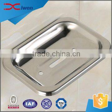 Factory custom cheap wall mounted hanging metal soap holder bathroom