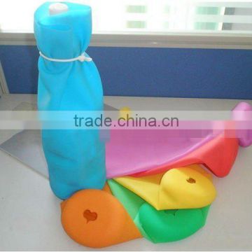 decorative high quality silicone wine bottle sleeve