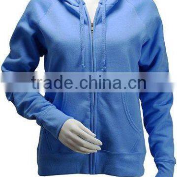 Zipper Hooded Sweat Shirt