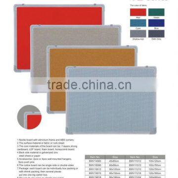 2014Aluminum frame Fabric message board