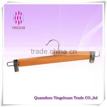 Wholesale Lotus Wood Hanger with Two Clips