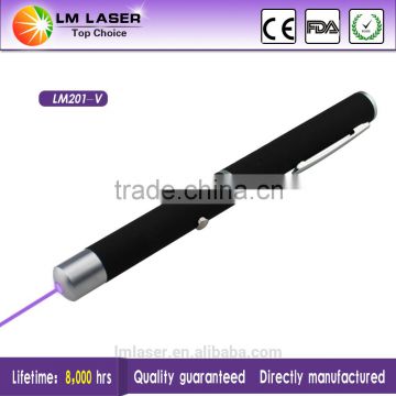 405nm Violet Laser Pointer 100mW With AAA Battery For Sale