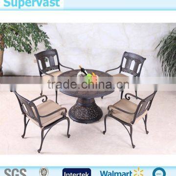 2015 New Inventions Luxury Cast Aluminum Garden Chair & Table