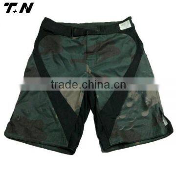 Top quality custom camo MMA shorts