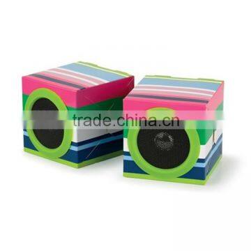 Mini Folding Paper Box Portable Speaker Suit for Gift photo-3