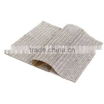 2016 Xiumao Factory Rhinestones Meshes/aluminum/brass Hotfix Mesh/metallic Mesh Fabric With Spangles photo-3