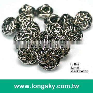 (#B6047/13mm) 20L curve stripes small shank buttons for stylish bag decoration