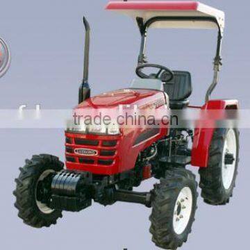 Four wheel farm tractor