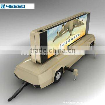 YEESO Mobile Outdoor LED Display Advertising Vehicle YES-T12, Advertising Trailer