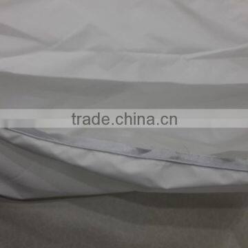 Microfiber Pillow Case/Pillow Shell With Silver Satin Piping photo-3