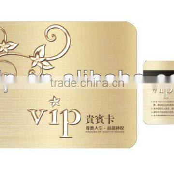 VIP gold card souvenir card company name promotion card