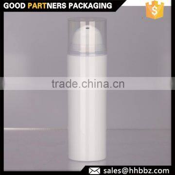 skin care serum pearl white bottle form plastic airless cosmetic packaging 50ml