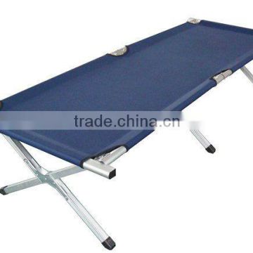 Folding military cot