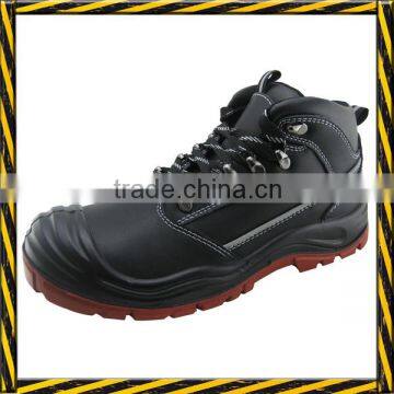 Genuine leather PU sole work security shoes safety