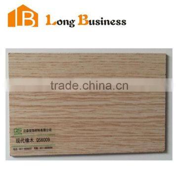 LB-QS6009 Contemporary oak veneered color artificial melamine sheets