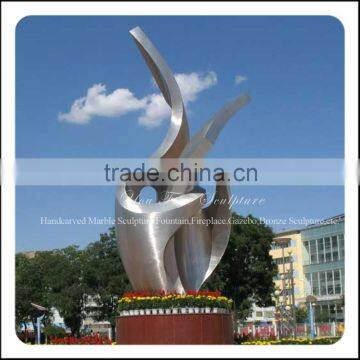 Outdoor Beautiful Abstract Home Decoration Stainless Steel Sculpture